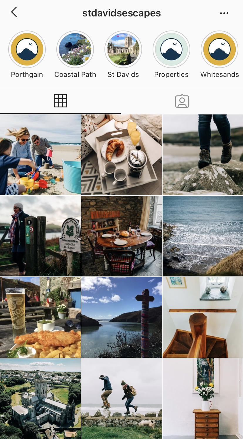 St Davids Escapes Instagram Feed