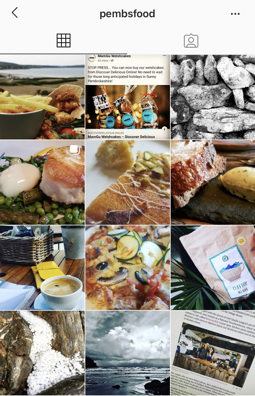 Pembs Food Instagram Feed