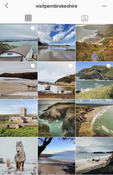 Visit Pembrokeshire Instagram Feed