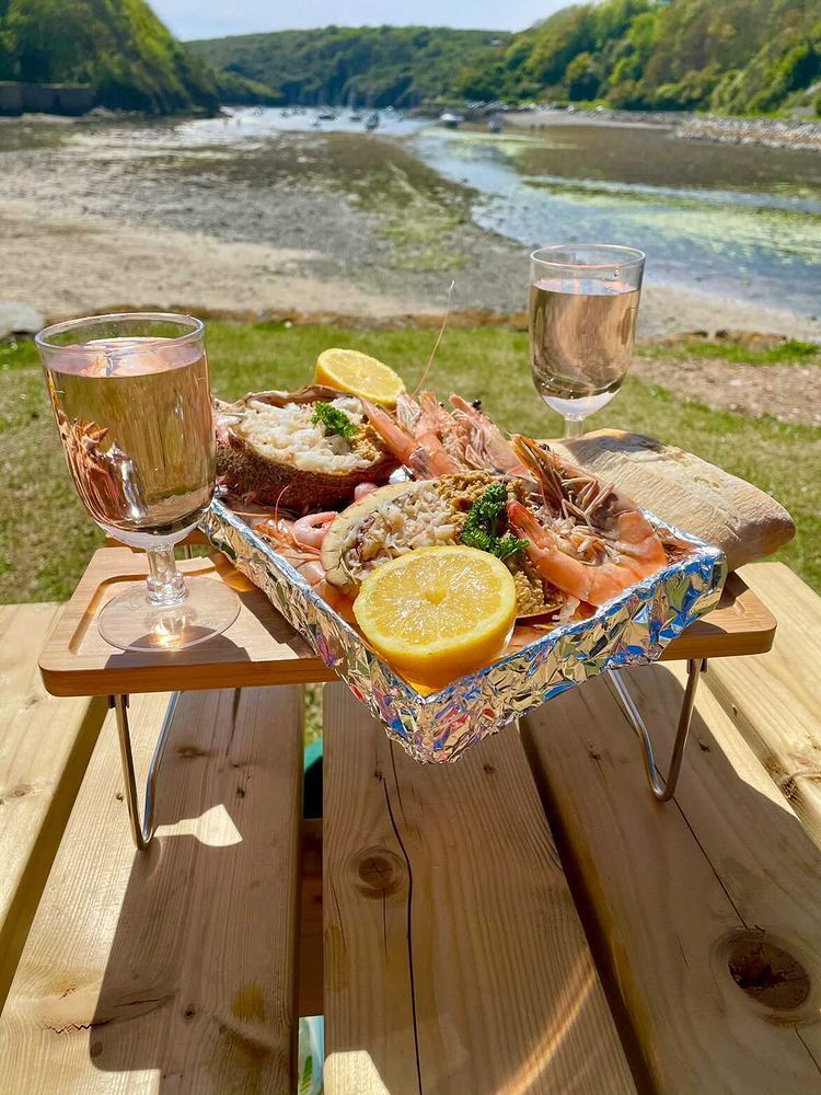 Sea Food Platter Solva Harbour