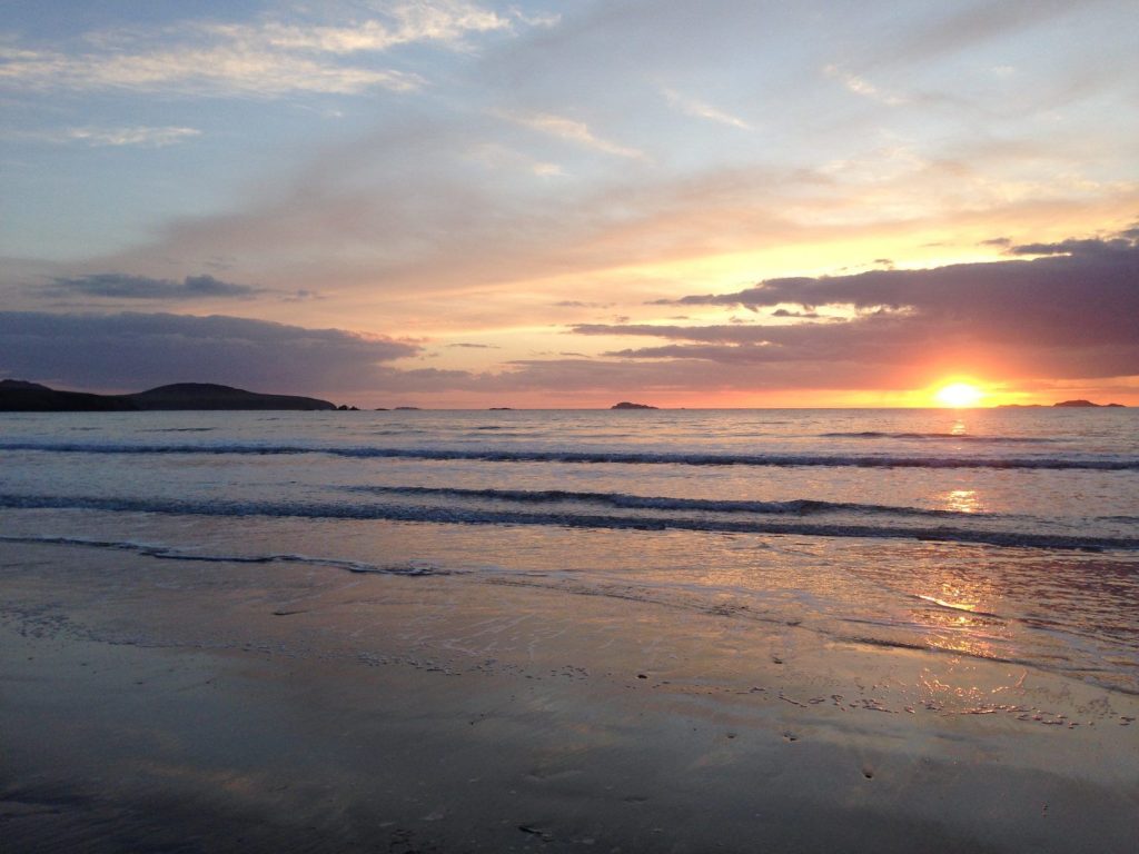 Whitesands Beach St Davids Sunset