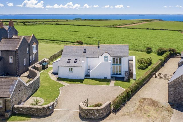 Carreg Wen Solva Aerial View Exterior