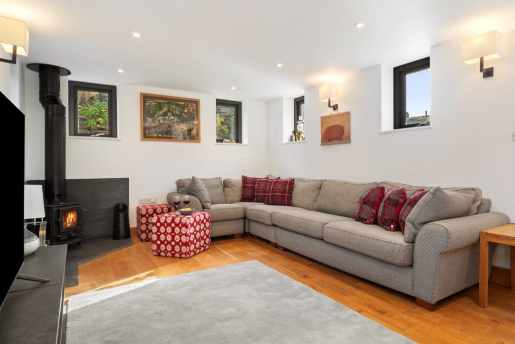 The Villa Abereiddy Living Room